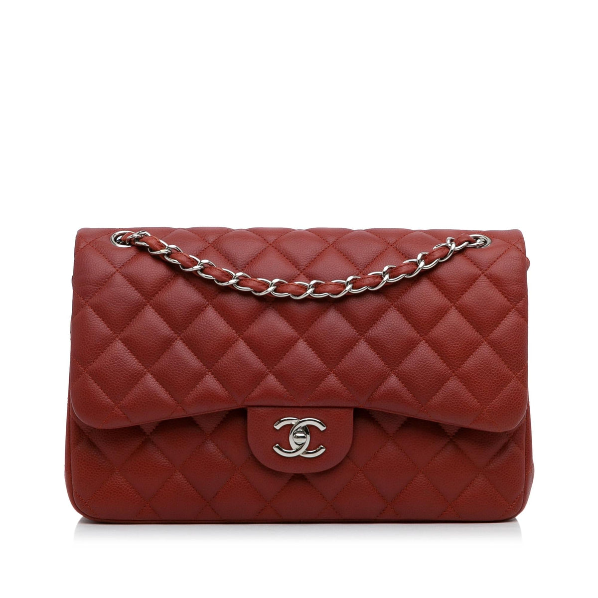 Chanel Jumbo Classic Caviar Double Flap (SHG-p095Cx)