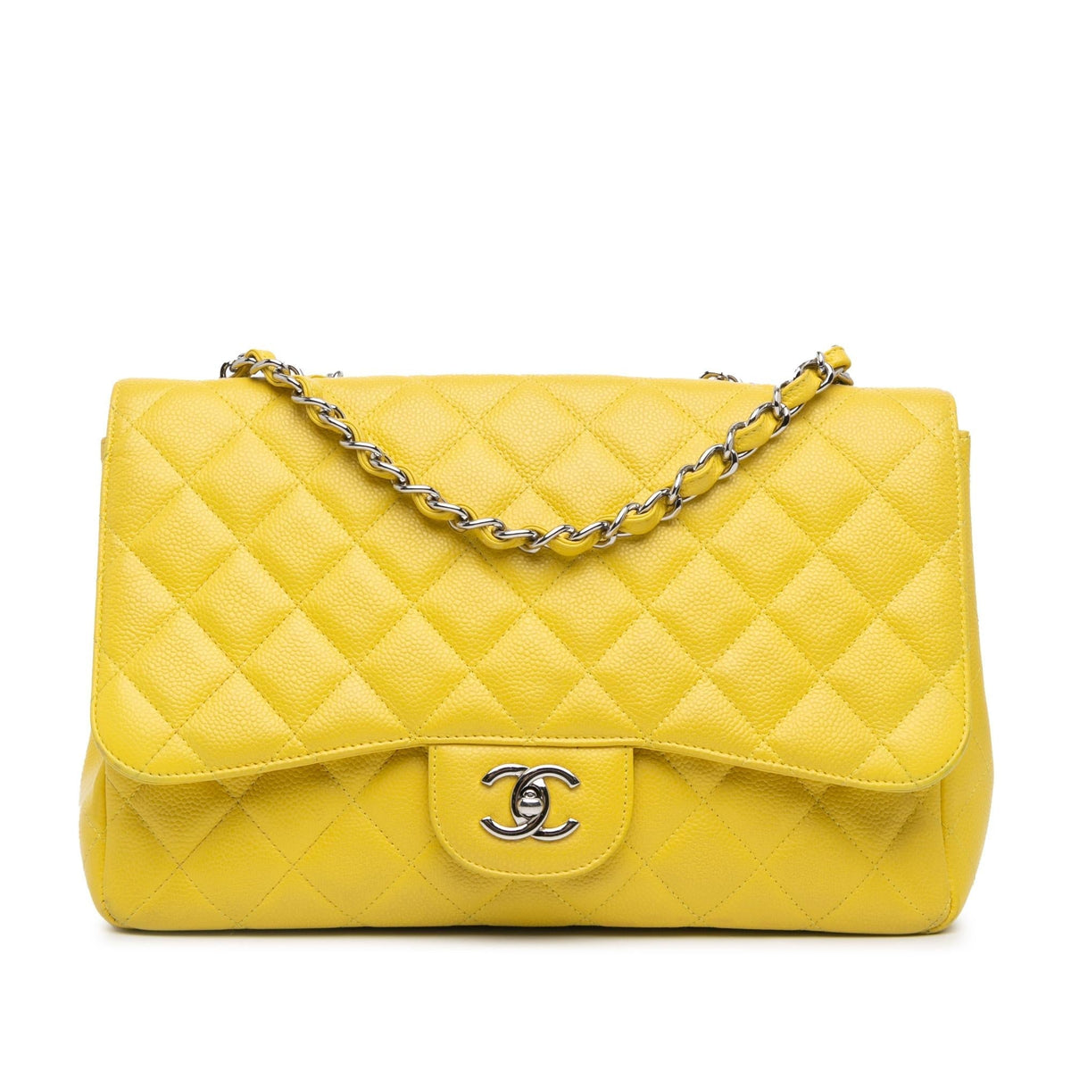 Chanel Jumbo Classic Caviar Single Flap (SHG-Xo9ViS)
