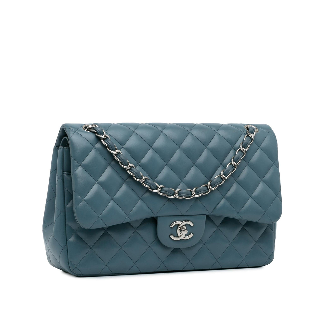 Chanel Jumbo Classic Lambskin Double Flap (SHG-7S4PHb)