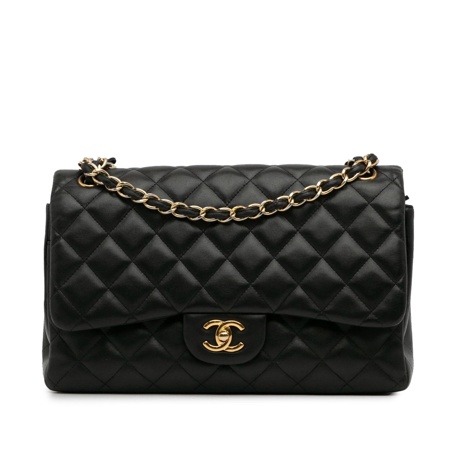 Chanel Jumbo Classic Lambskin Double Flap (SHG-FyBqVD)