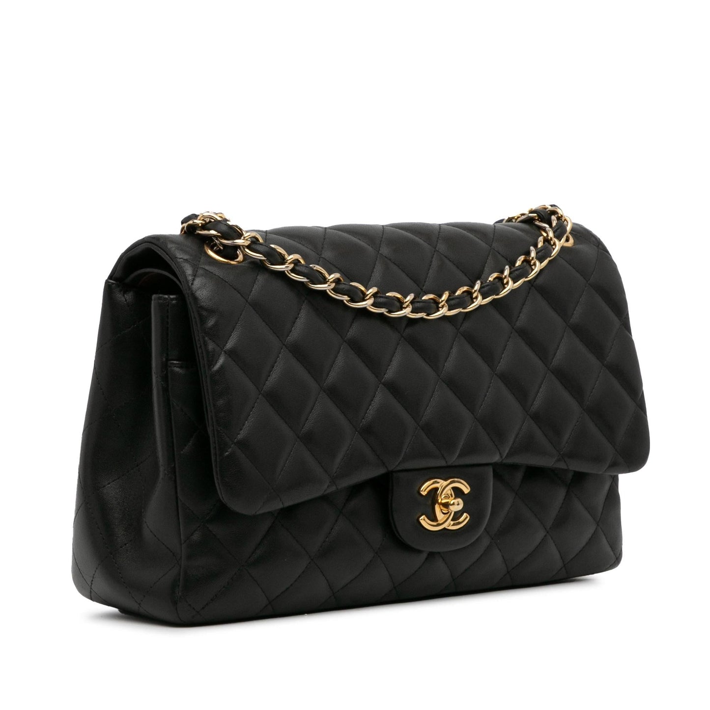 Chanel Jumbo Classic Lambskin Double Flap (SHG-FyBqVD)
