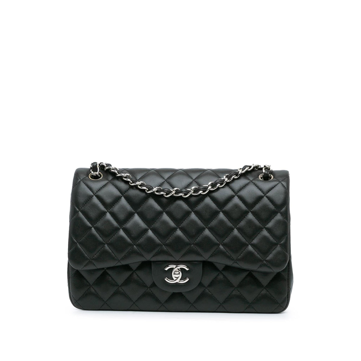 Chanel Jumbo Classic Lambskin Double Flap (SHG-NZGThW)