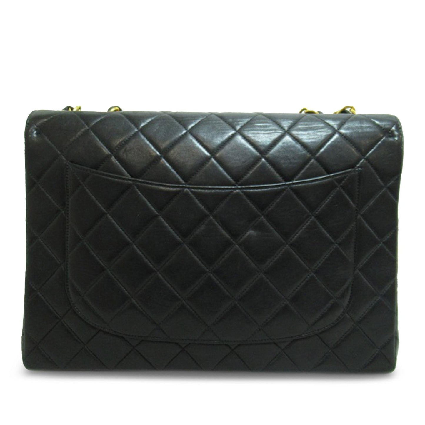 Chanel Jumbo Classic Lambskin Single Flap Bag (SHG-JAOCGr)