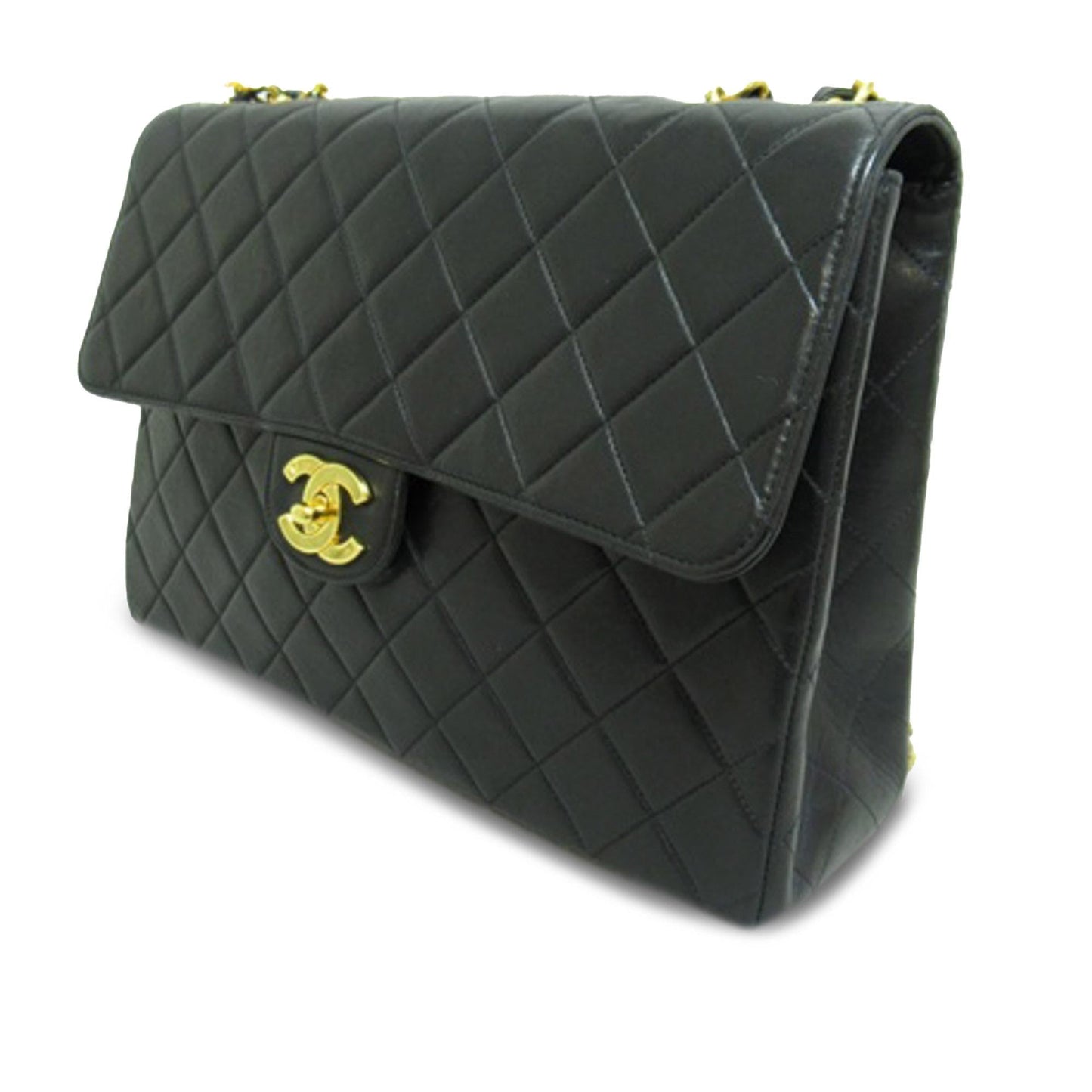 Chanel Jumbo Classic Lambskin Single Flap Bag (SHG-JAOCGr)
