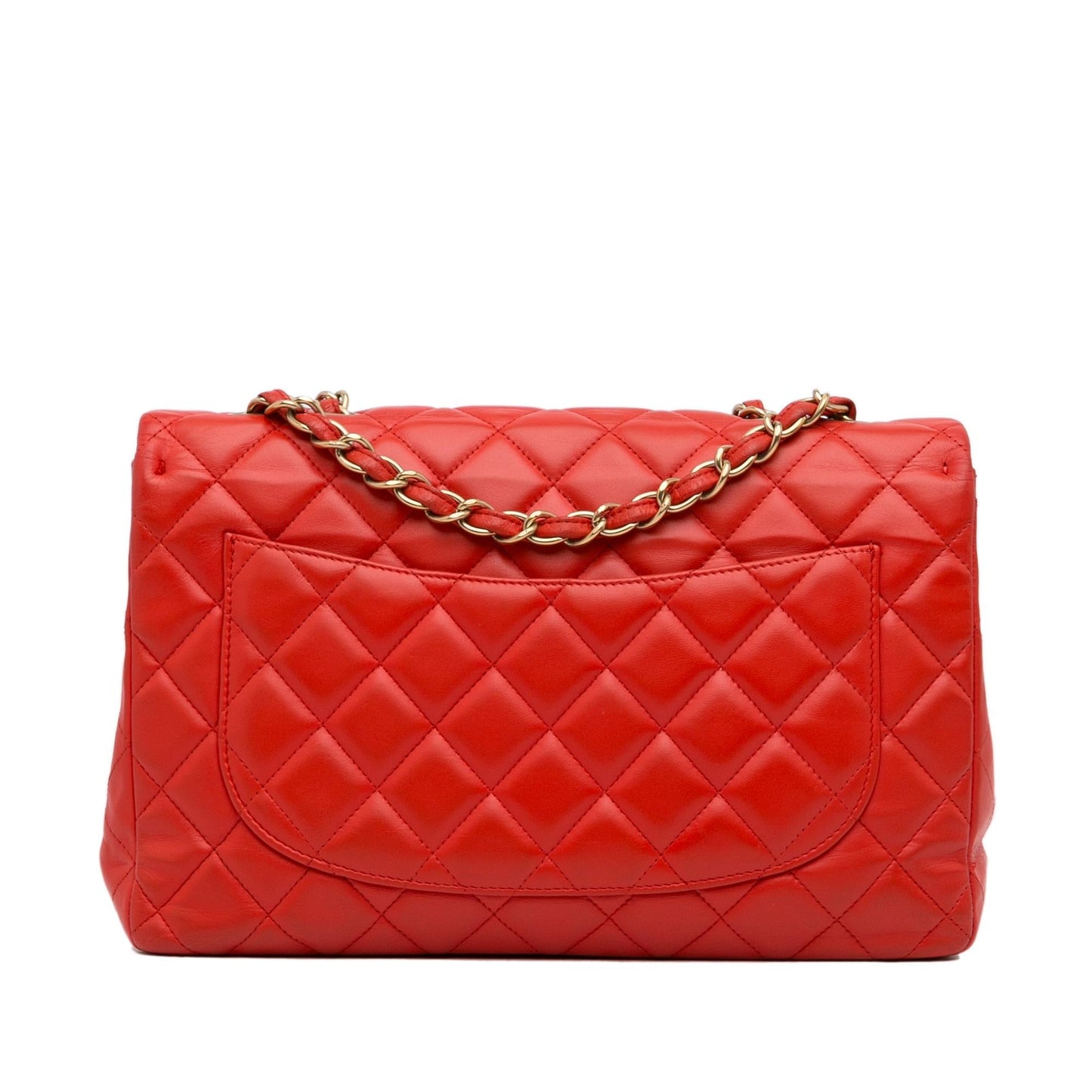 Chanel Jumbo Classic Lambskin Single Flap (SHG-27ChwA)