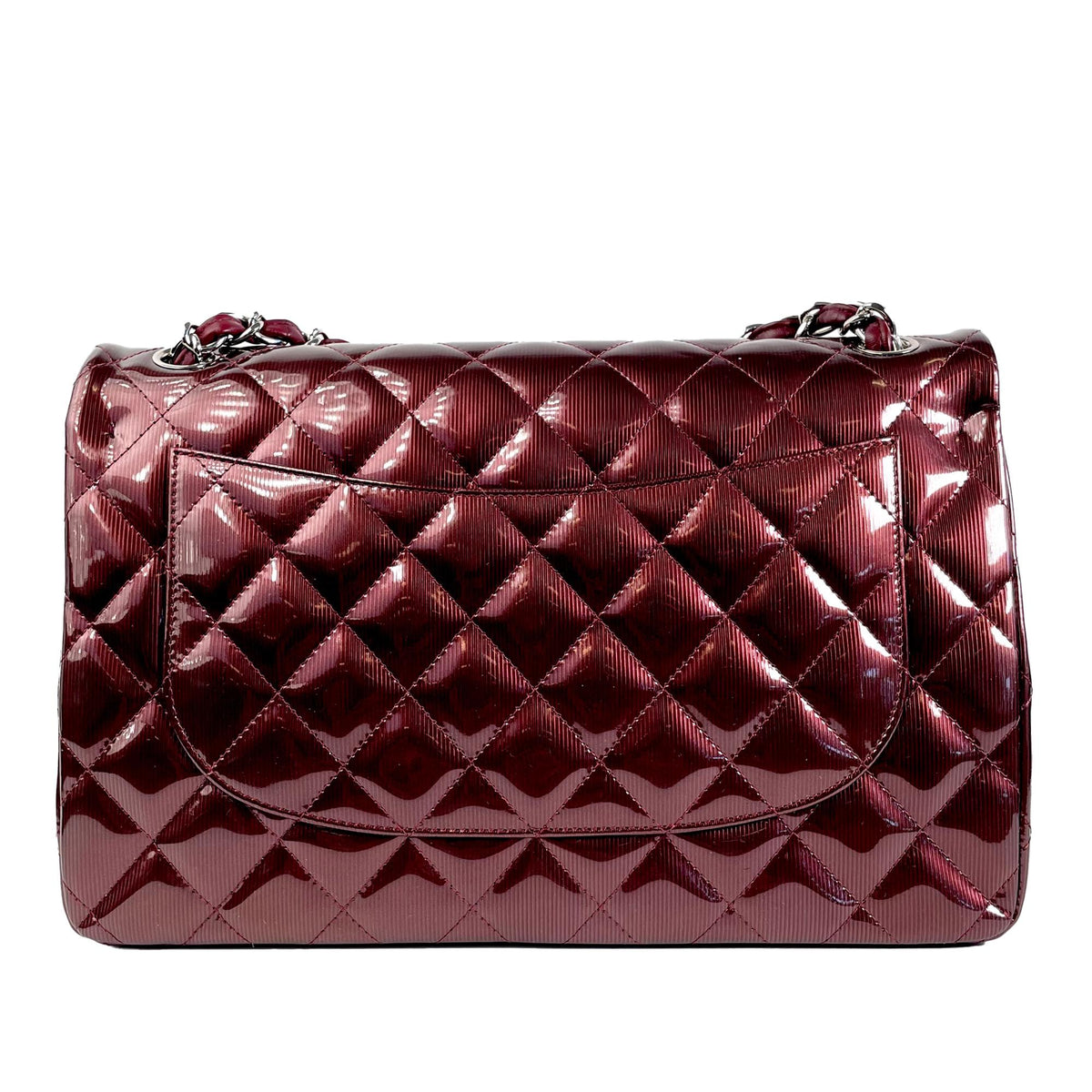 Chanel Jumbo Classic Patent Double Flap (SHG-KP5acZ)