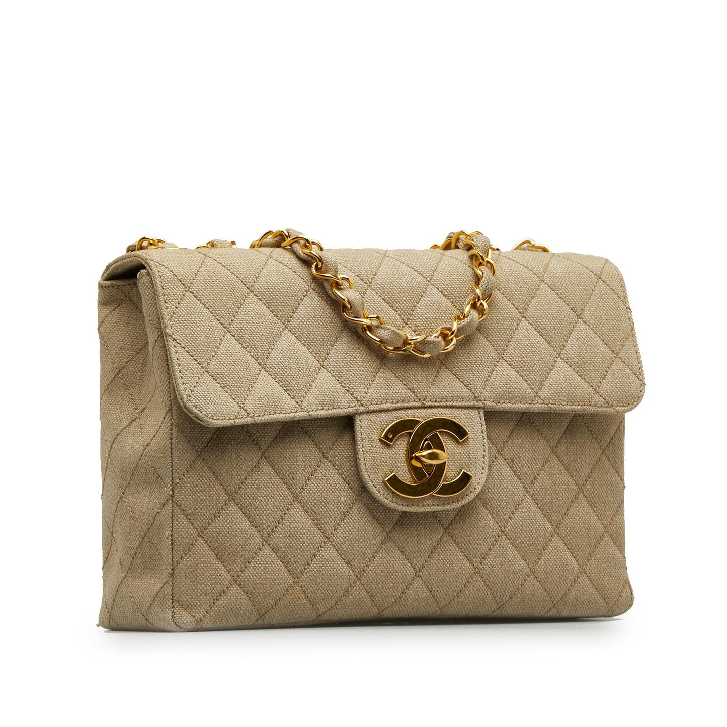 Chanel Jumbo XL Classic Cotton Single Flap
