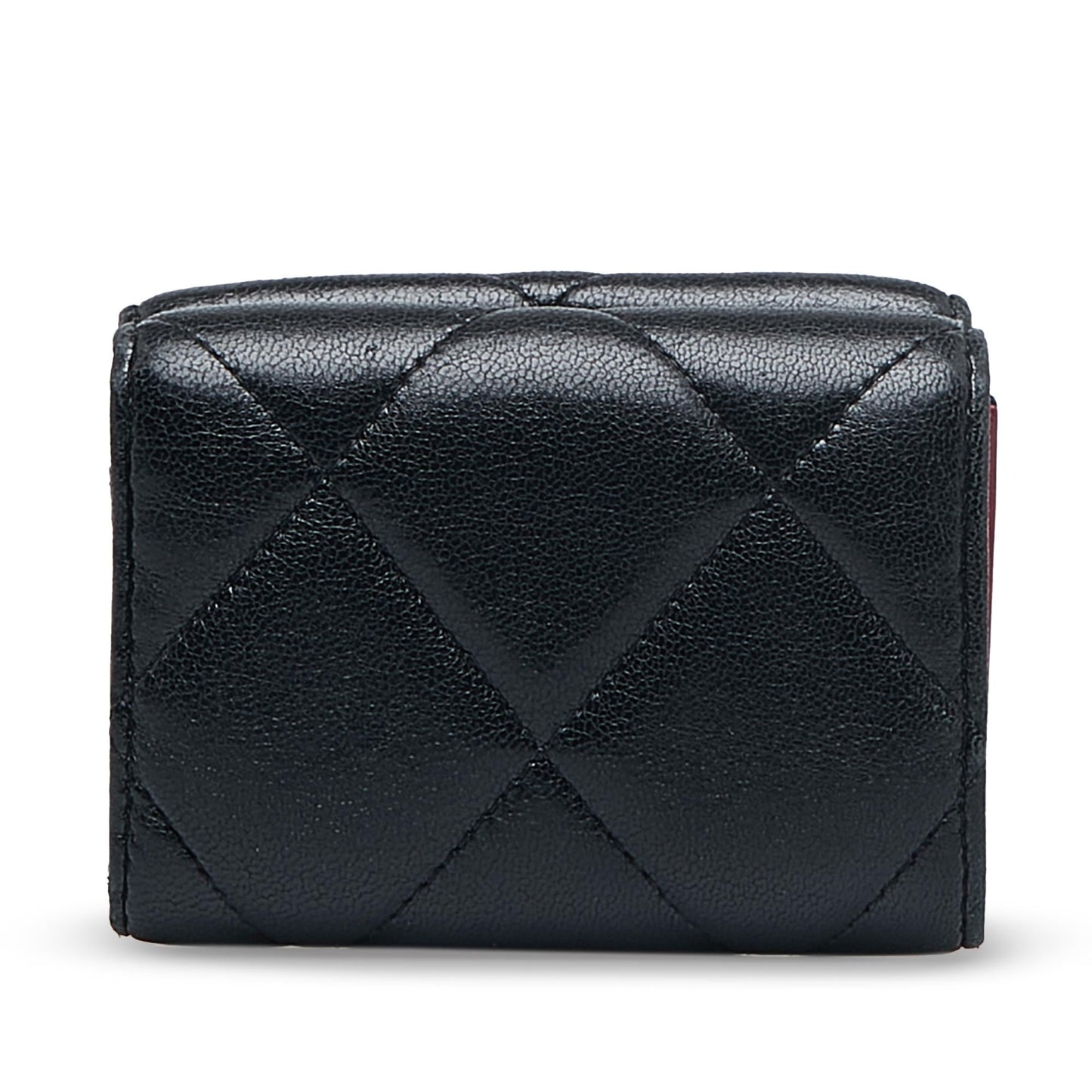 Chanel Lambskin 19 Flap Trifold Compact Wallet (SHG-v7K0nI)