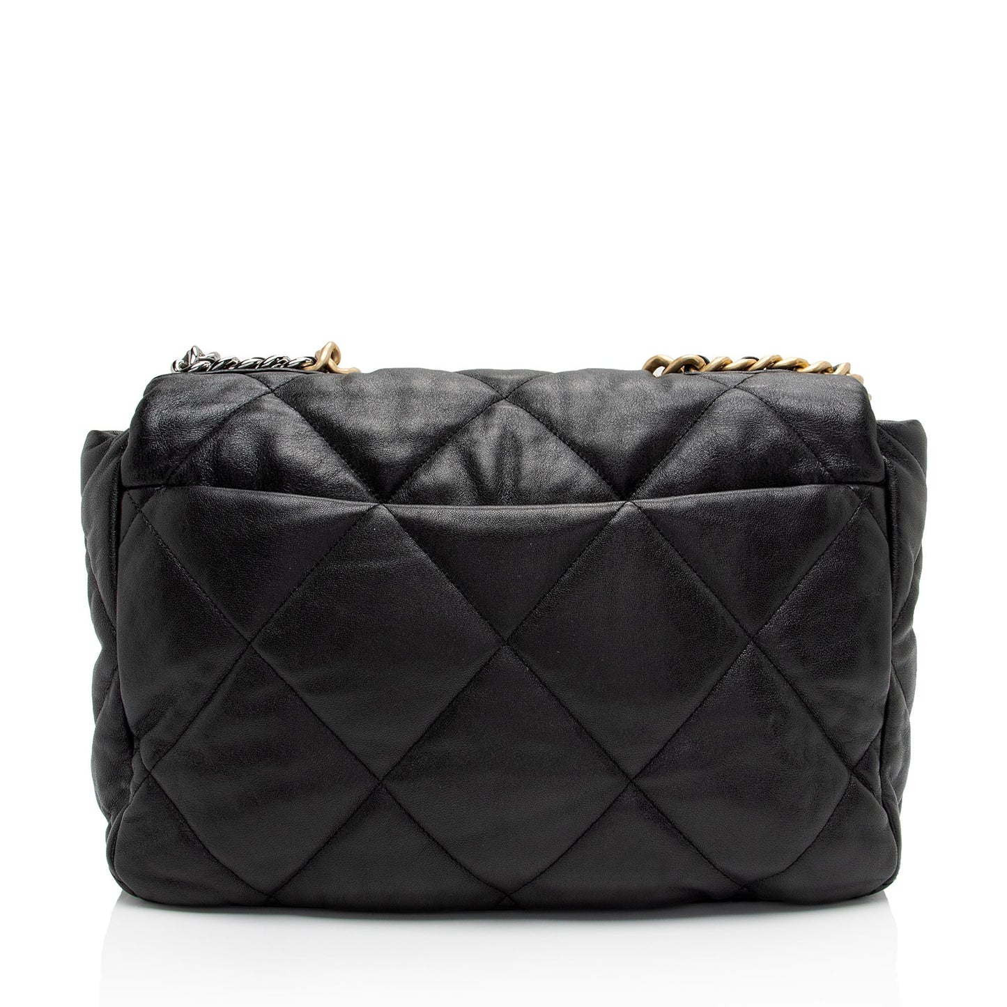 Chanel Lambskin 19 Maxi Flap Shoulder Bag