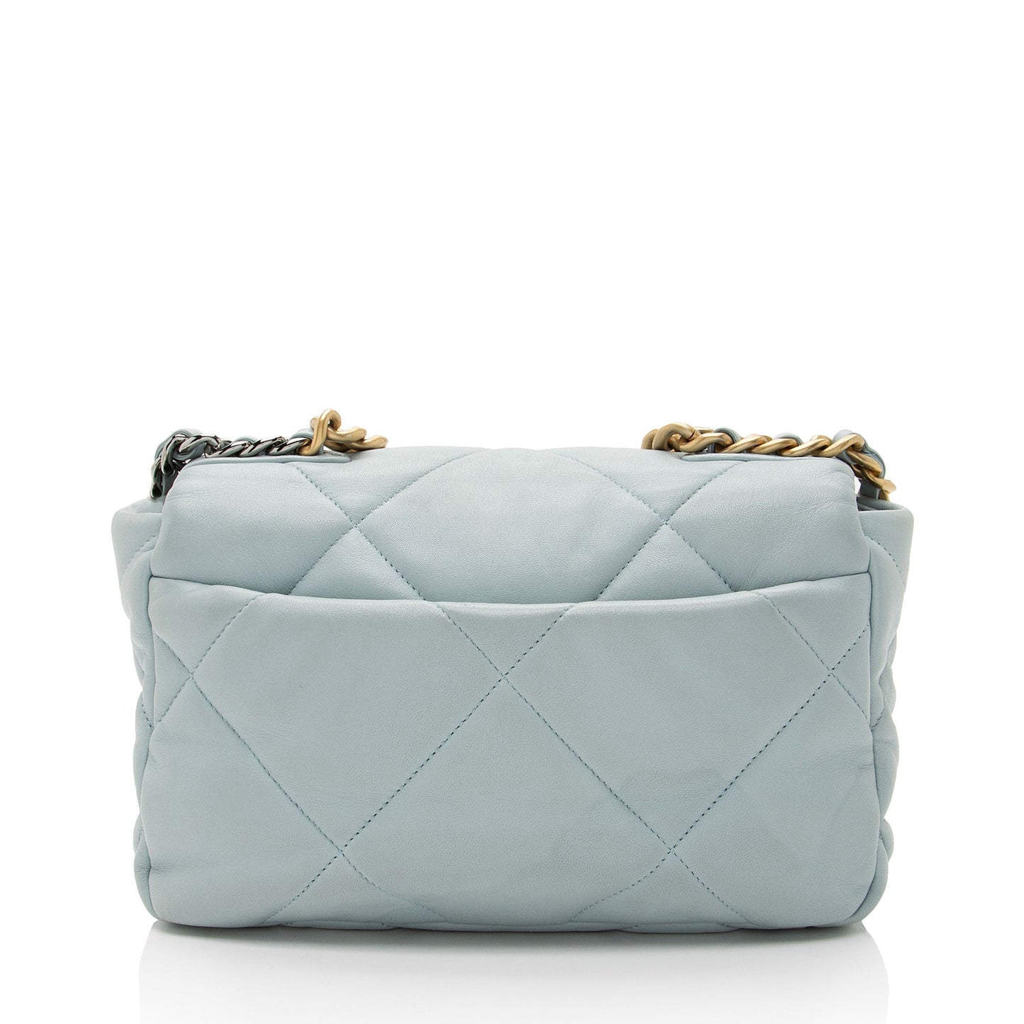 Chanel Lambskin 19 Medium Flap Shoulder Bag (SHF-n8SPWw)