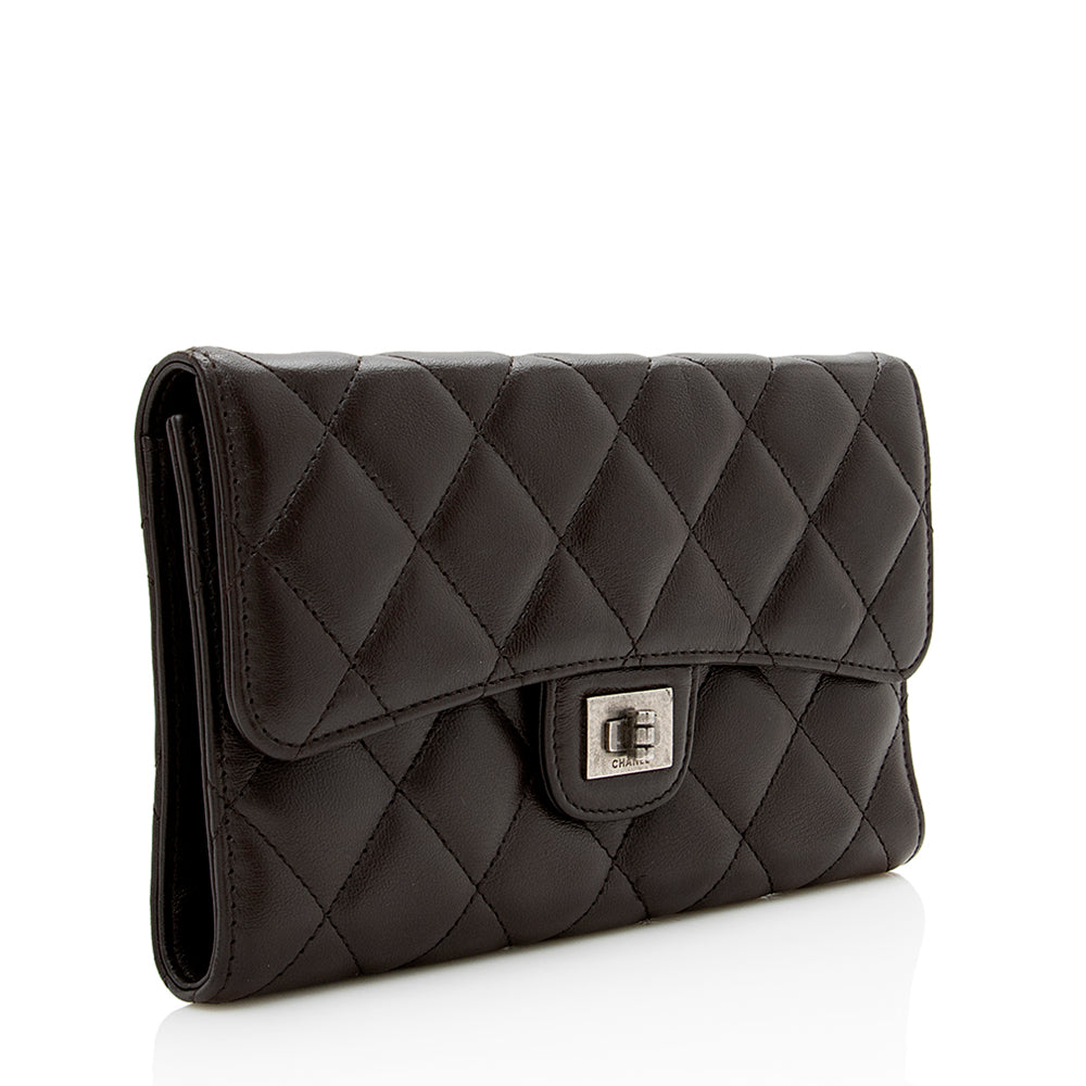 Chanel Lambskin 2.55 Reissue Long Wallet (SHF-15615)