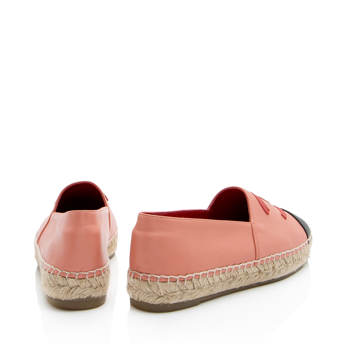 Chanel Lambskin CC Espadrilles - Size 6 / 36 (SHF-RUlzUs)