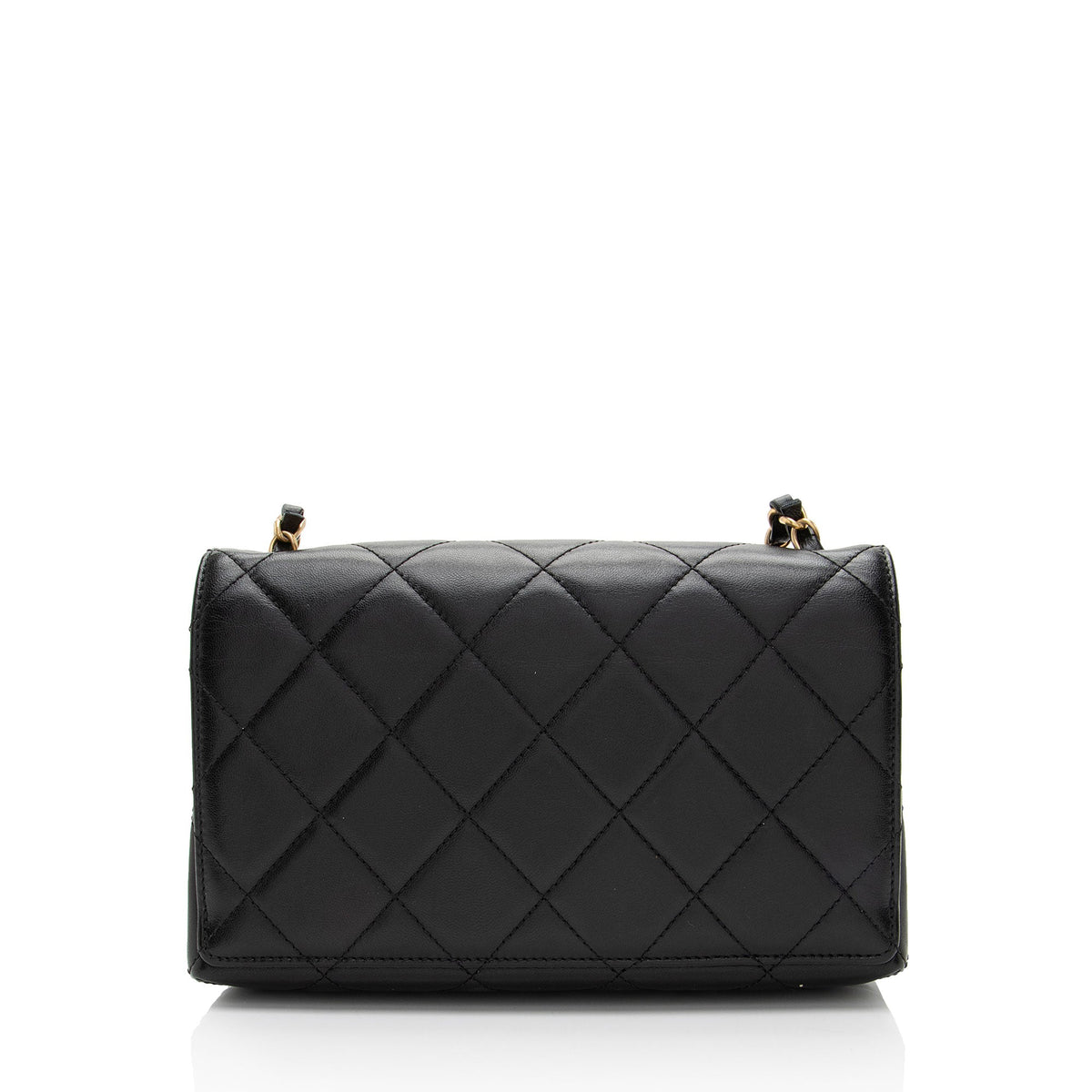 Chanel Lambskin CC Gem Chain Flap Bag (SHF-S4jEOz)