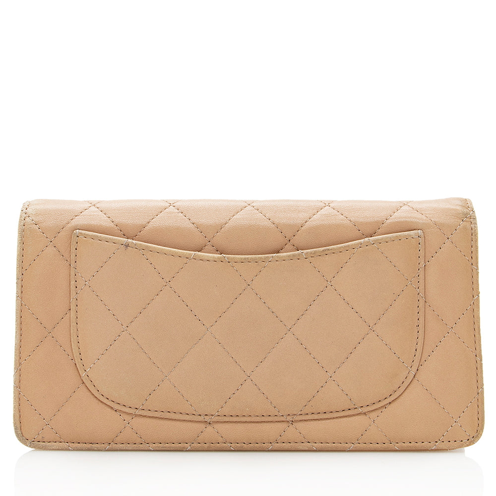 Chanel Lambskin CC Yen Wallet - FINAL SALE (SHF-19081)