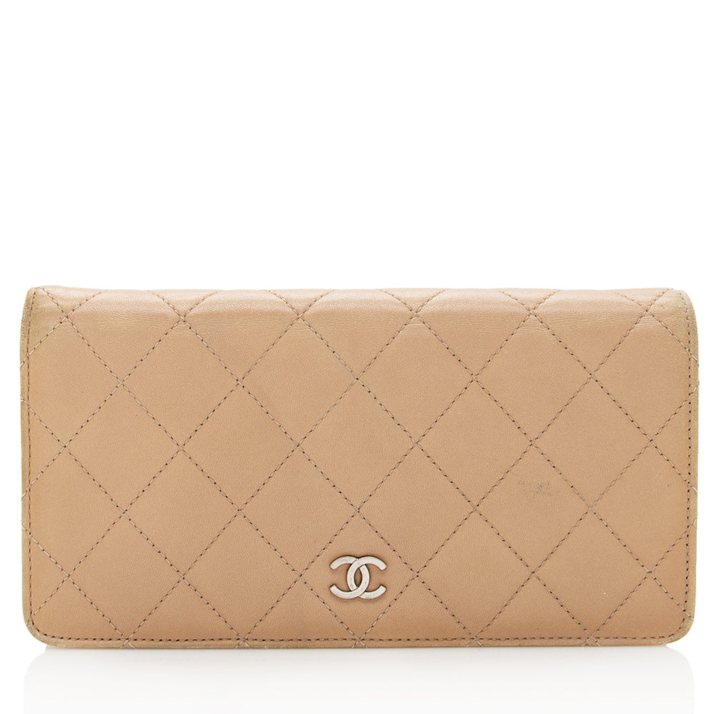 Chanel Lambskin CC Yen Wallet - FINAL SALE (SHF-19081)