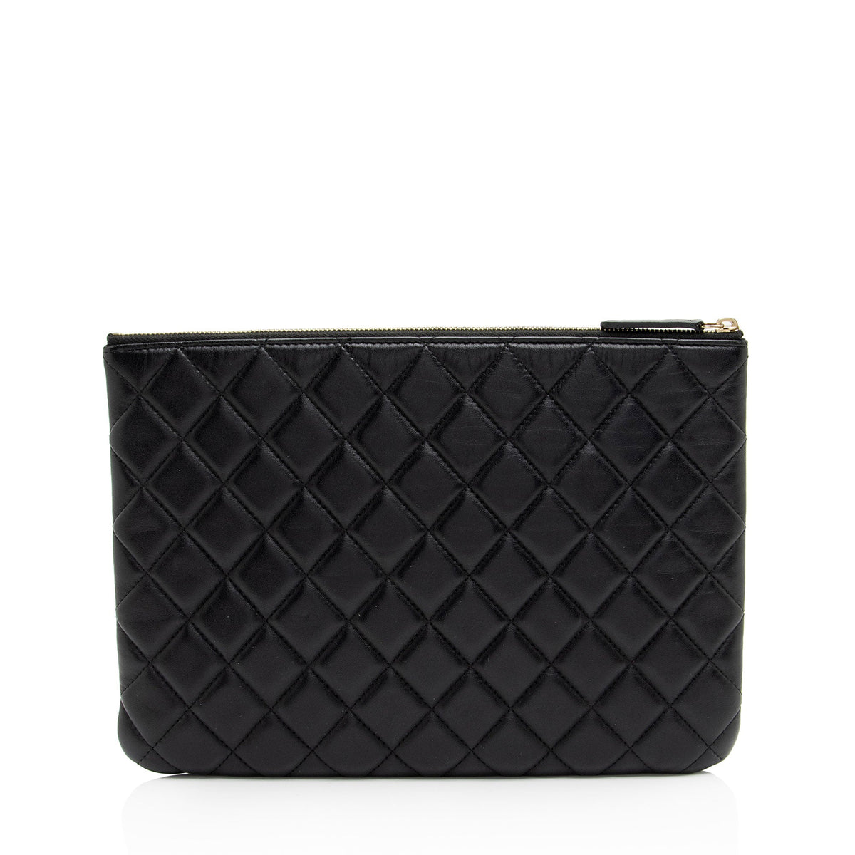 Chanel Lambskin Camellia Medium O-Case (SHF-zIGfOR)