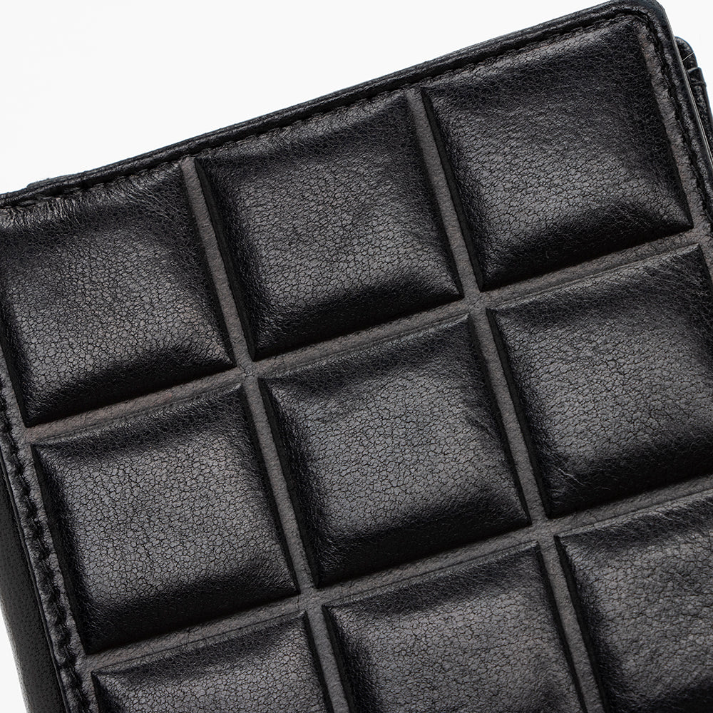 Chanel Lambskin Chocolate Bar Flap Wallet (SHF-15476)