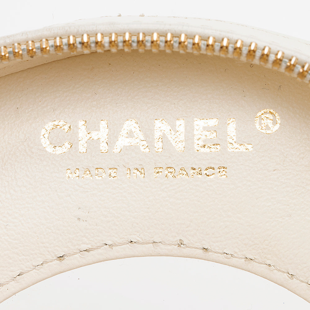 Chanel Lambskin Coco Lifesaver Round Crossbody Bag (SHF-15711)