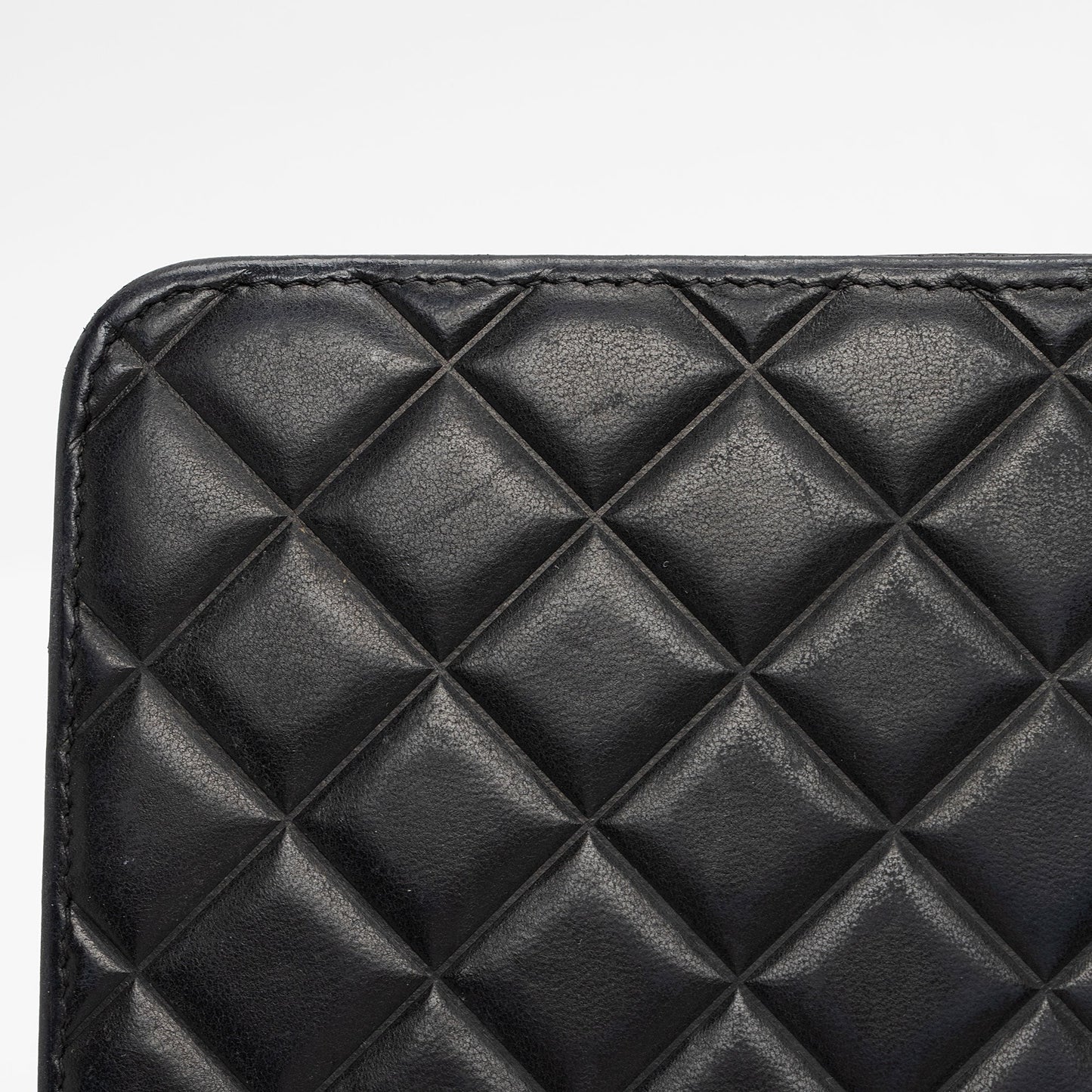 Chanel Lambskin Diamond CC Wallet On Chain Bag (SHF-yFwMhh)