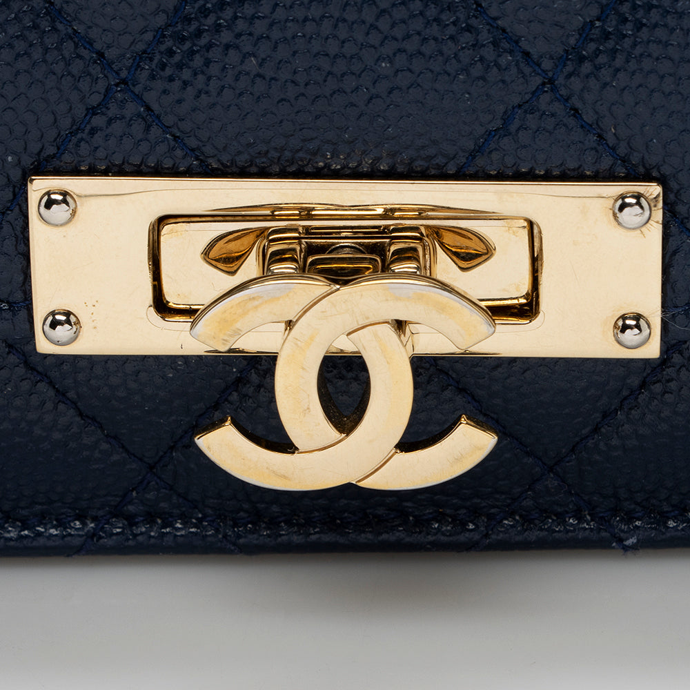 Chanel Lambskin Golden Class Wallet on Chain Bag (SHF-14831)