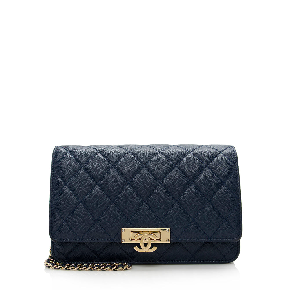 Chanel Lambskin Golden Class Wallet on Chain Bag (SHF-14831)