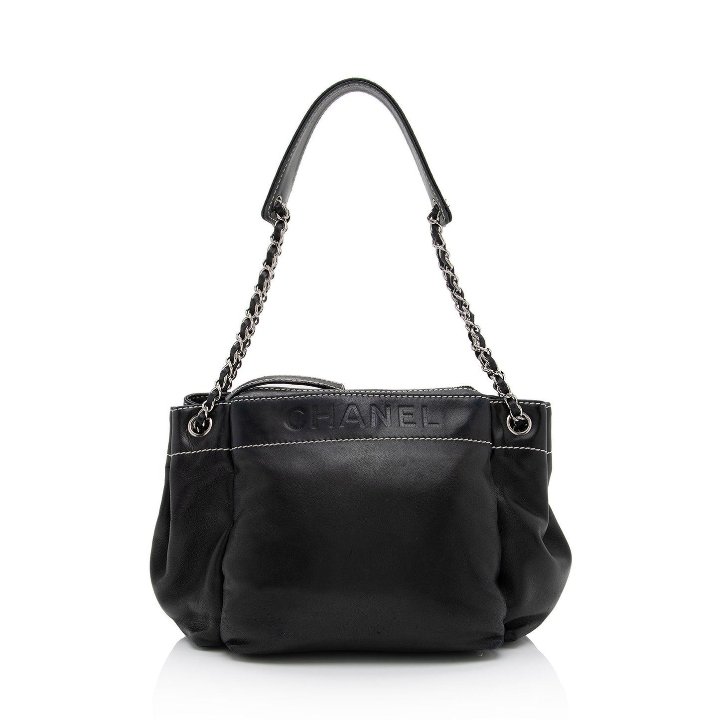 Chanel Lambskin LAX Accordion Shoulder Bag (SHF-WhynN4)
