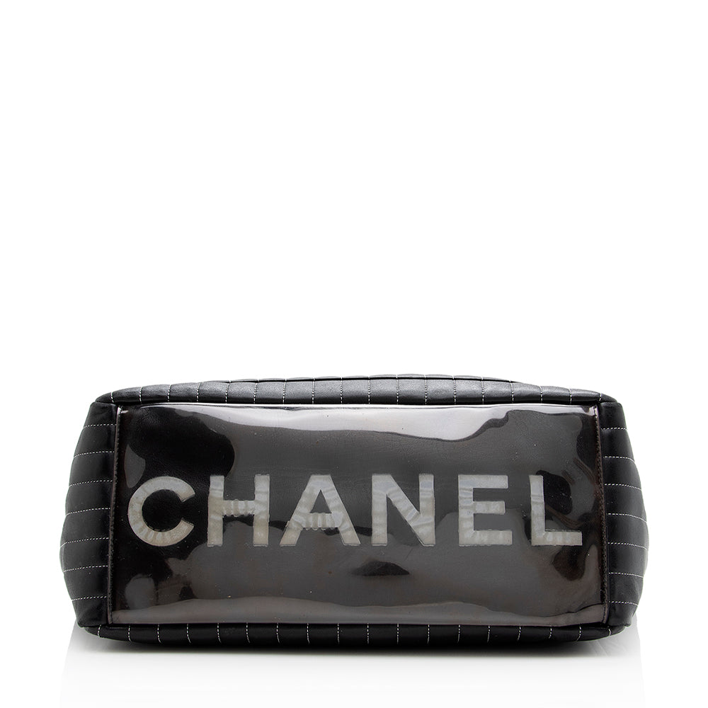 Chanel Lambskin Mademoiselle Large Tote - FINAL SALE (SHF-18517)