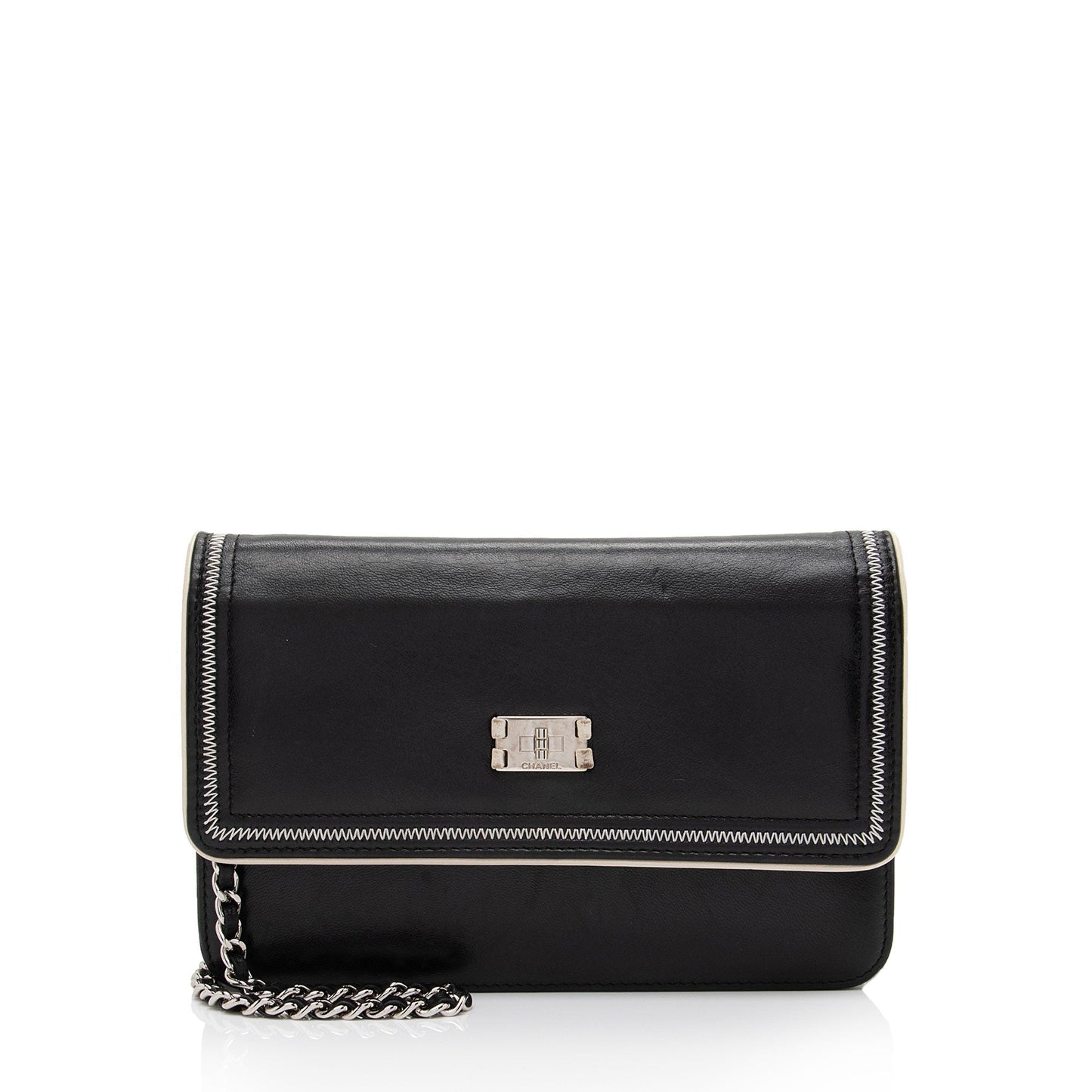 Chanel Lambskin Mademoiselle Wallet on Chain Bag (SHF-sx6CTr)