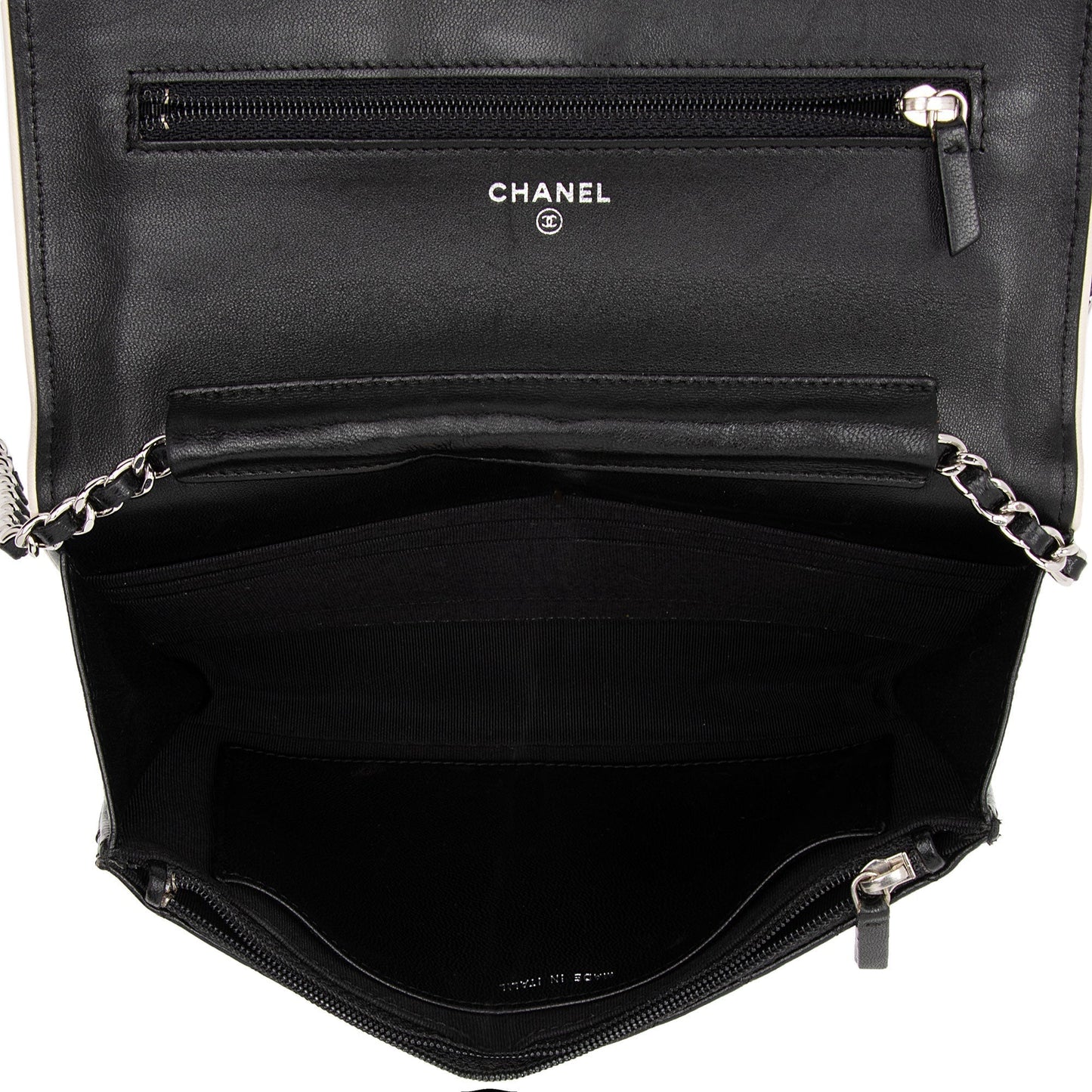 Chanel Lambskin Mademoiselle Wallet on Chain Bag (SHF-sx6CTr)