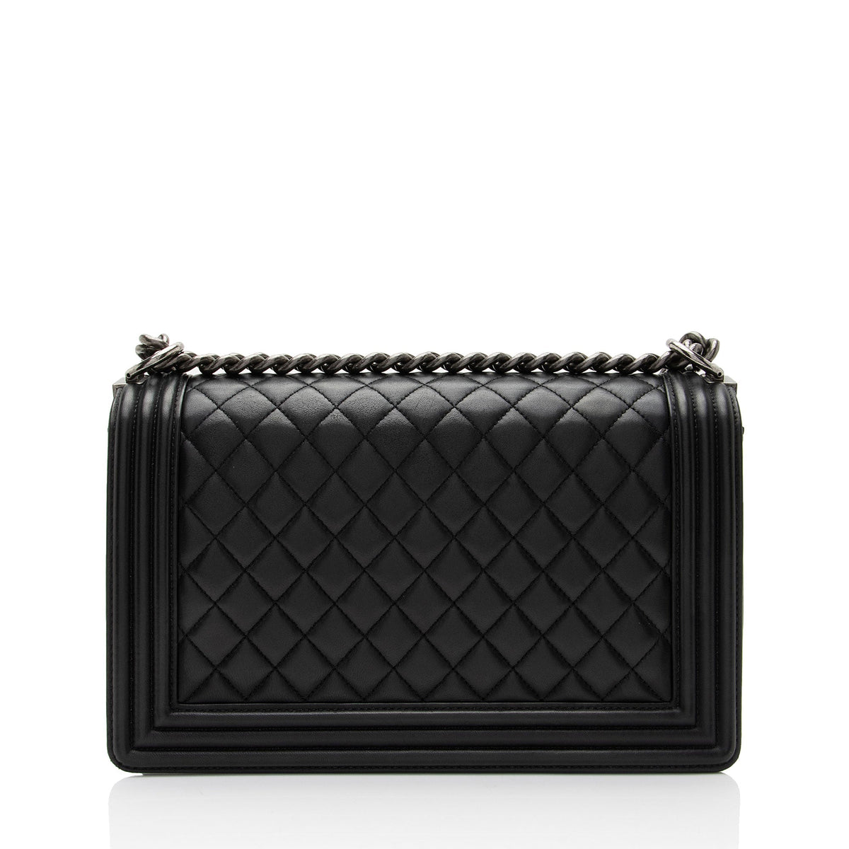 Chanel Lambskin New Medium Boy Bag (SHF-YOGUt0)