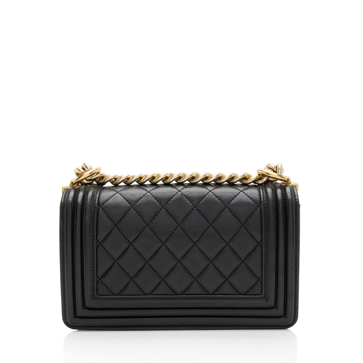 Chanel Lambskin Small Boy Bag (SHF-N3oKbG)