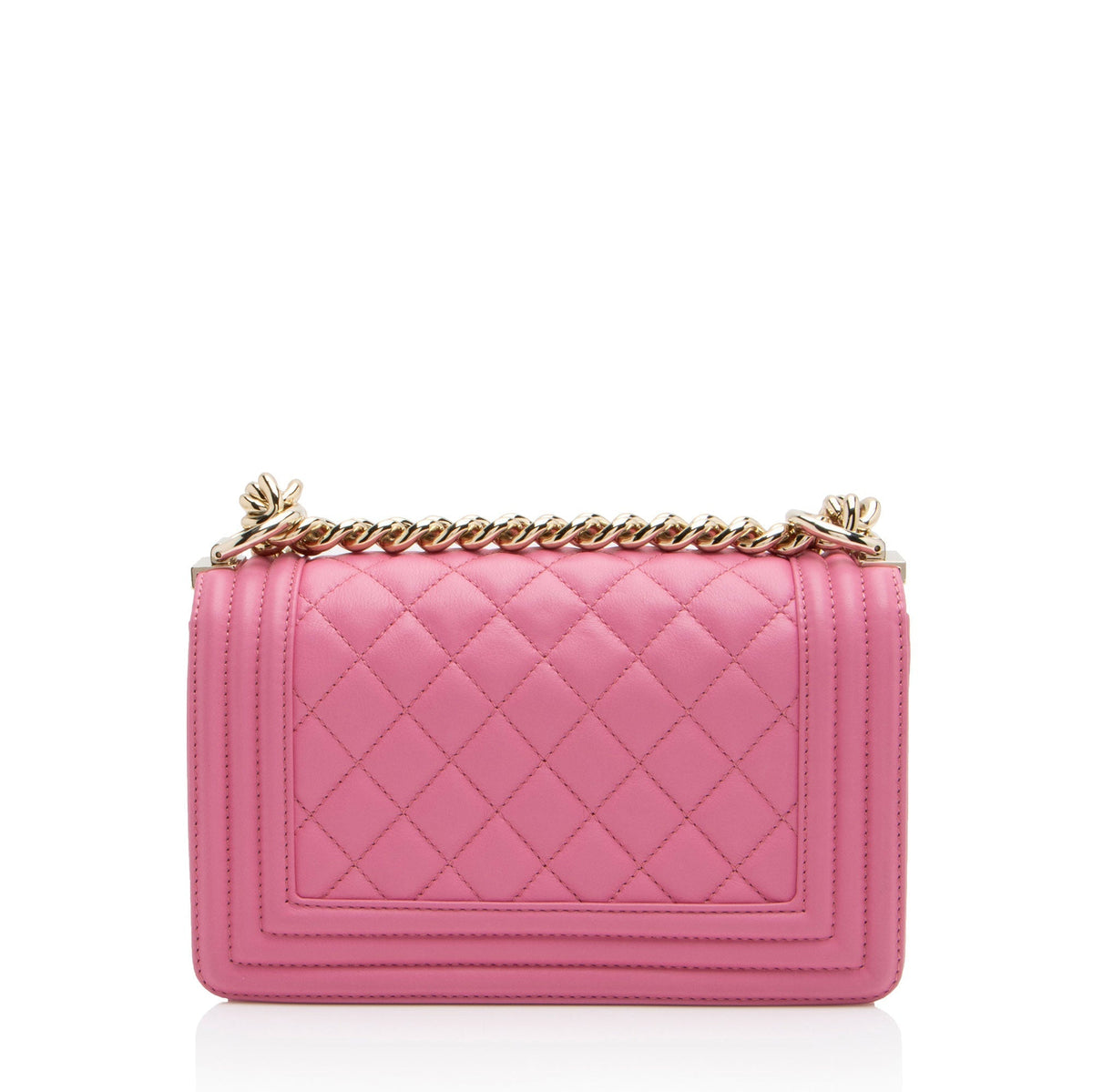 Chanel Lambskin Small Boy Bag (SHF-YVR0YX)