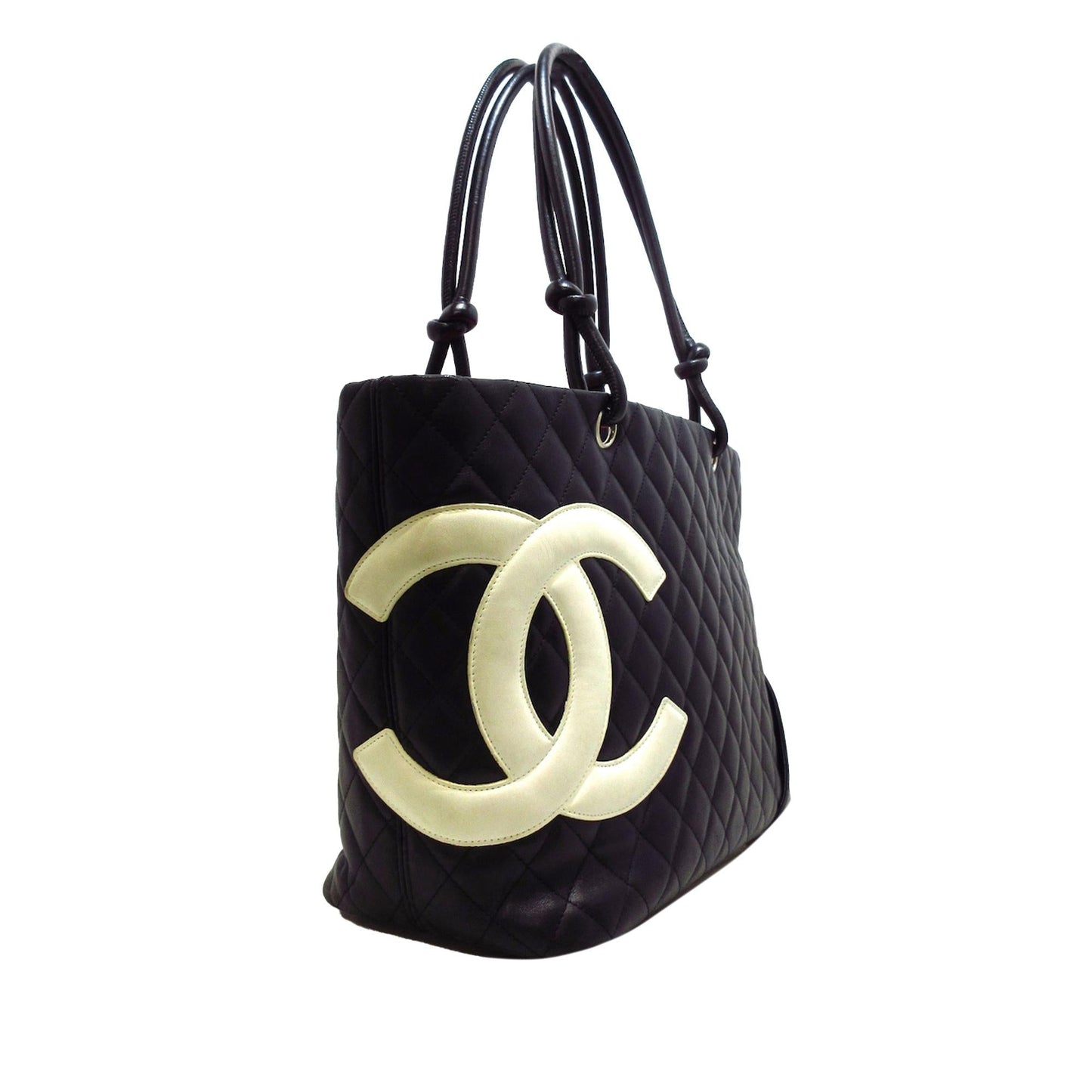 Chanel Large Lambskin Cambon Ligne Tote (SHG-s11ItS)