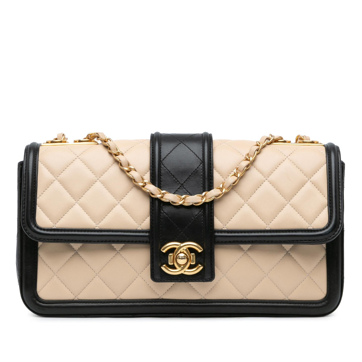 Chanel Large Quilted Lambskin Elegant CC Flap (SHG-haJAFG)