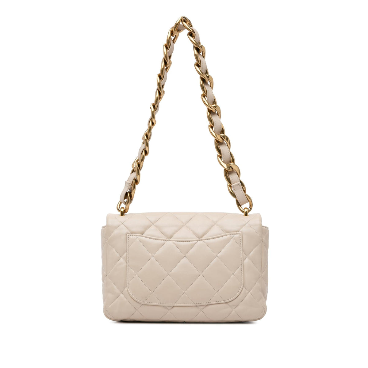 Chanel Large Quilted Lambskin Funky Town Flap (SHG-rVajv5)