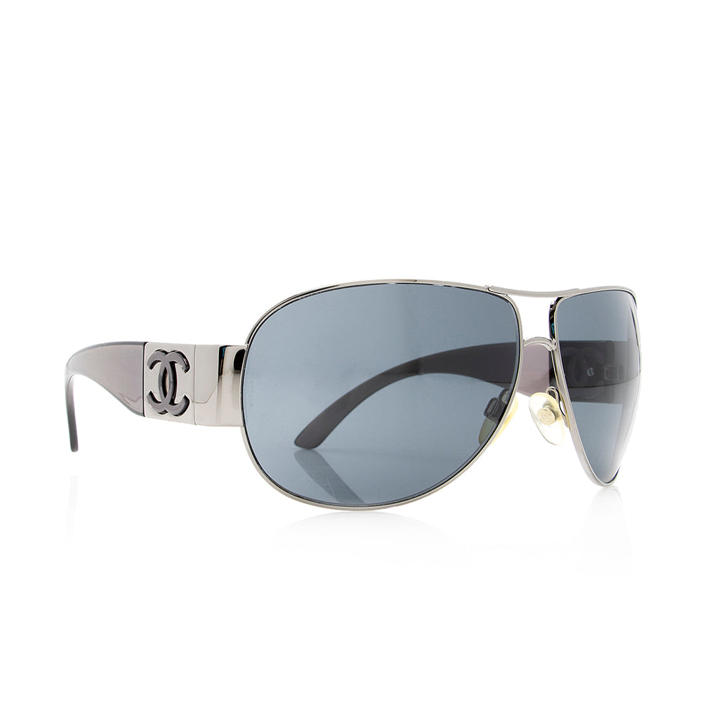 Chanel Logo Aviator Sunglasses (SHF-18762)