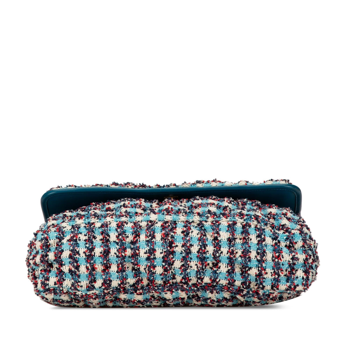 Chanel Maxi Tweed Chesterfield Single Flap (SHG-QGGPCL)