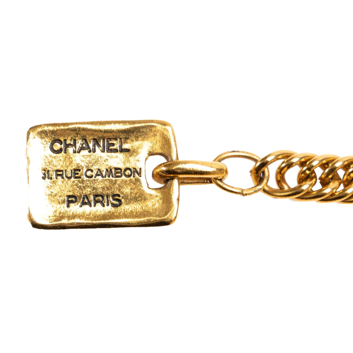 Chanel Medallion Chain-Link Belt - 38 / 96.00 (SHG-siCK65)