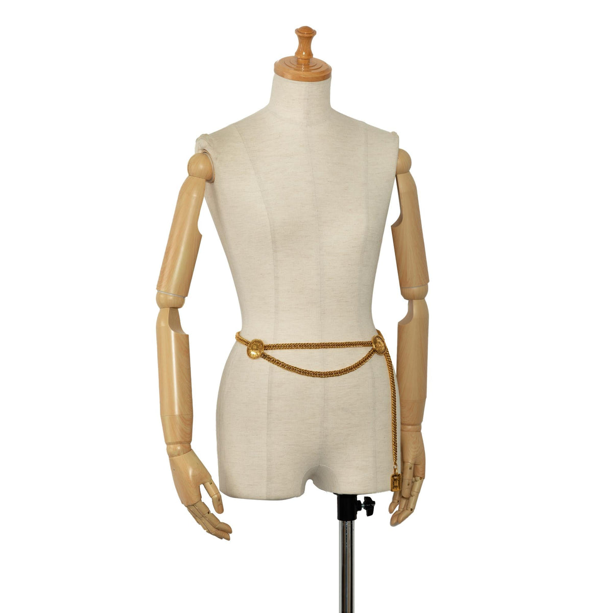 Chanel Medallion Chain-Link Belt - 38 / 96.00 (SHG-siCK65)