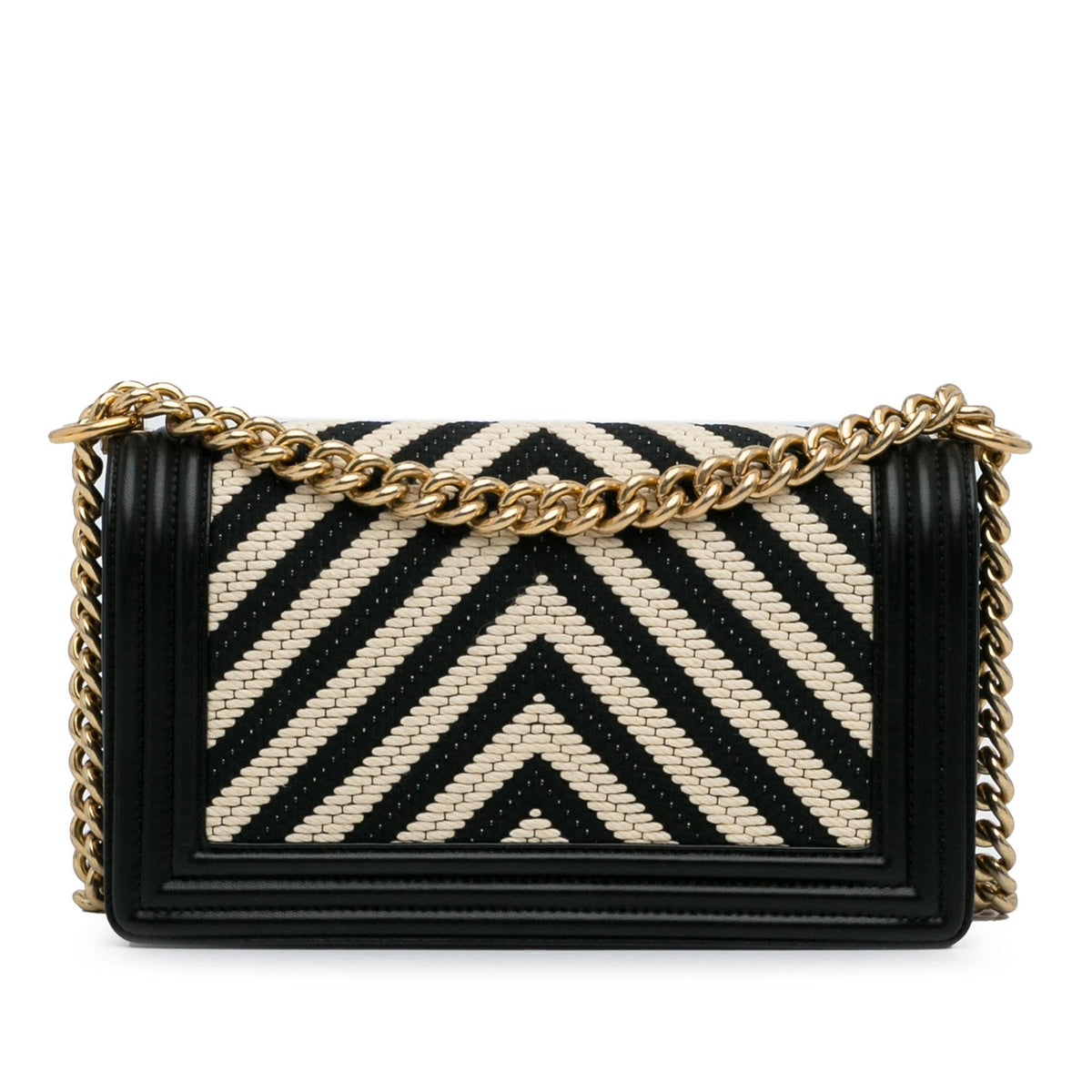 Chanel Medium Braided Chevron Le Boy (SHG-Qo0SYS)