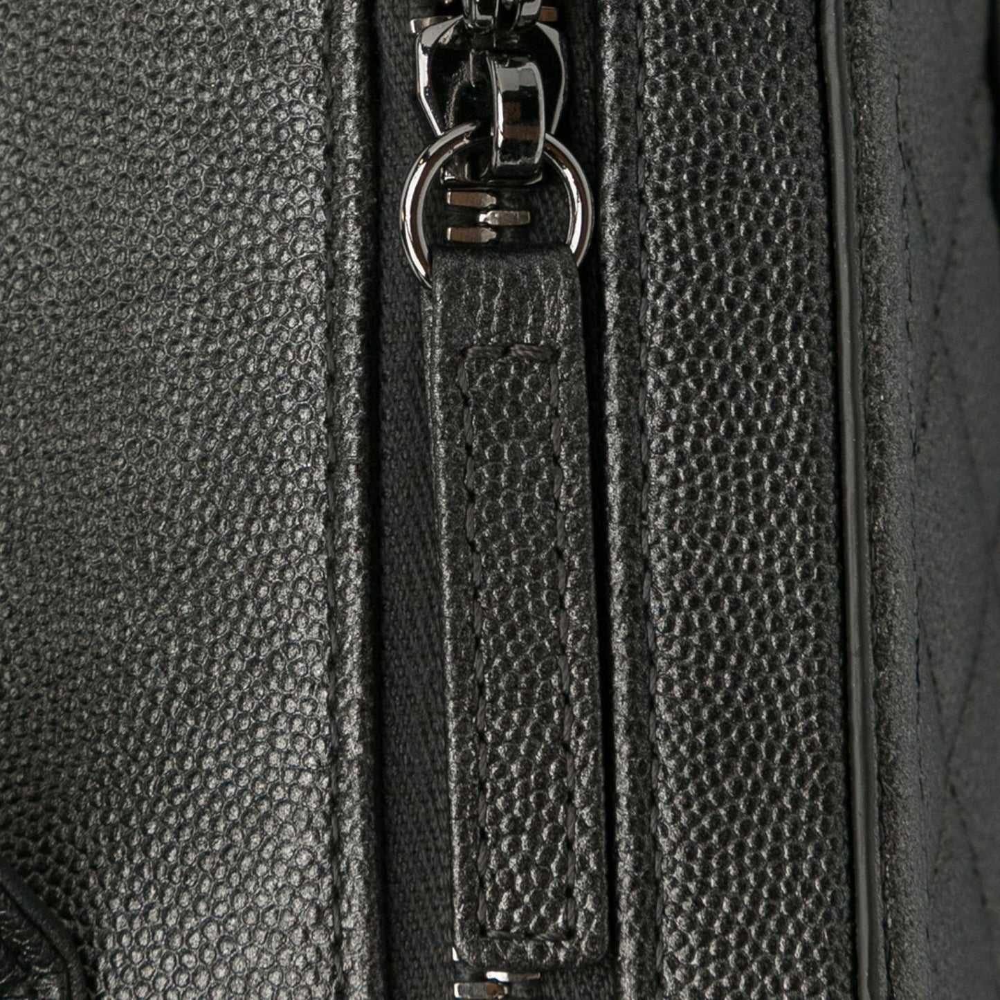 Chanel Medium CC Filigree Caviar Vanity Case
