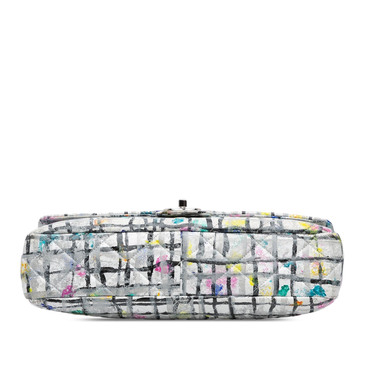 Chanel Medium Calfskin Hand Painted Graffiti Flap (SHG-kb749n)