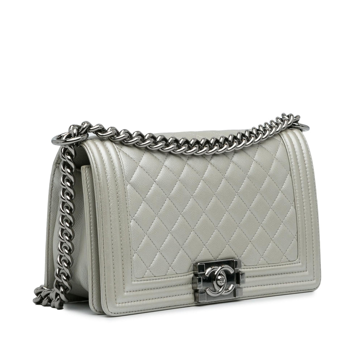 Chanel Medium Caviar Boy Flap Bag (SHG-ajMQXj)