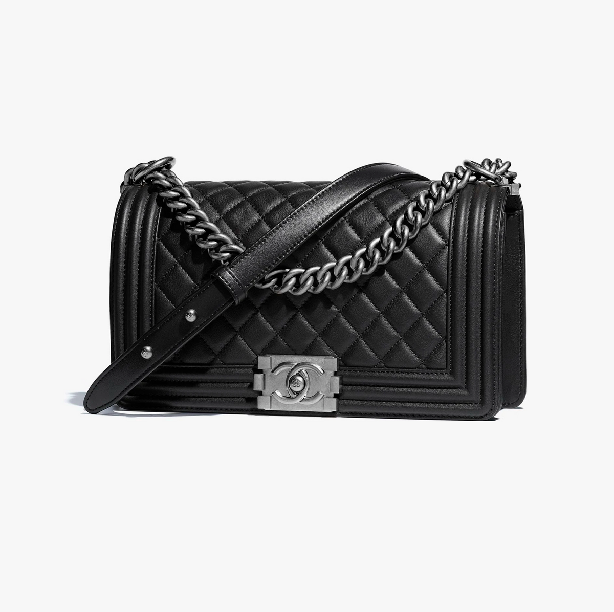CHANEL MEDIUM CAVIAR QUILTED BOY BAG