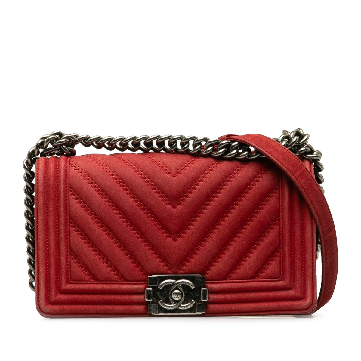 Chanel Medium Chevron Boy Flap (SHG-DjHgv9)