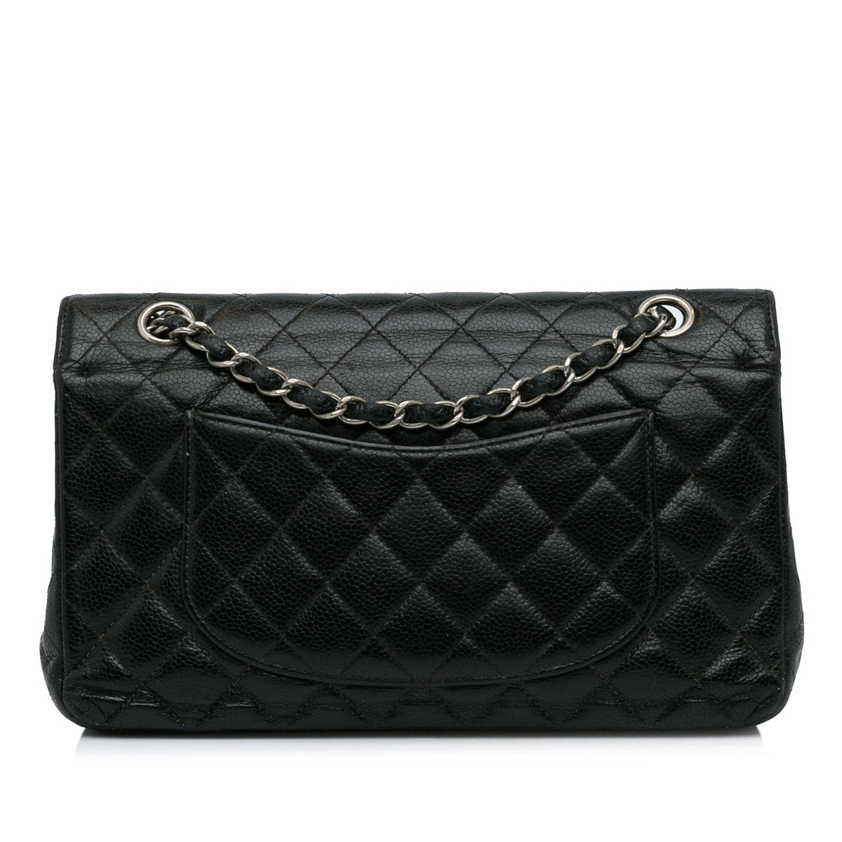 Chanel Medium Classic Caviar Double Flap (SHG-WNK0ZG)