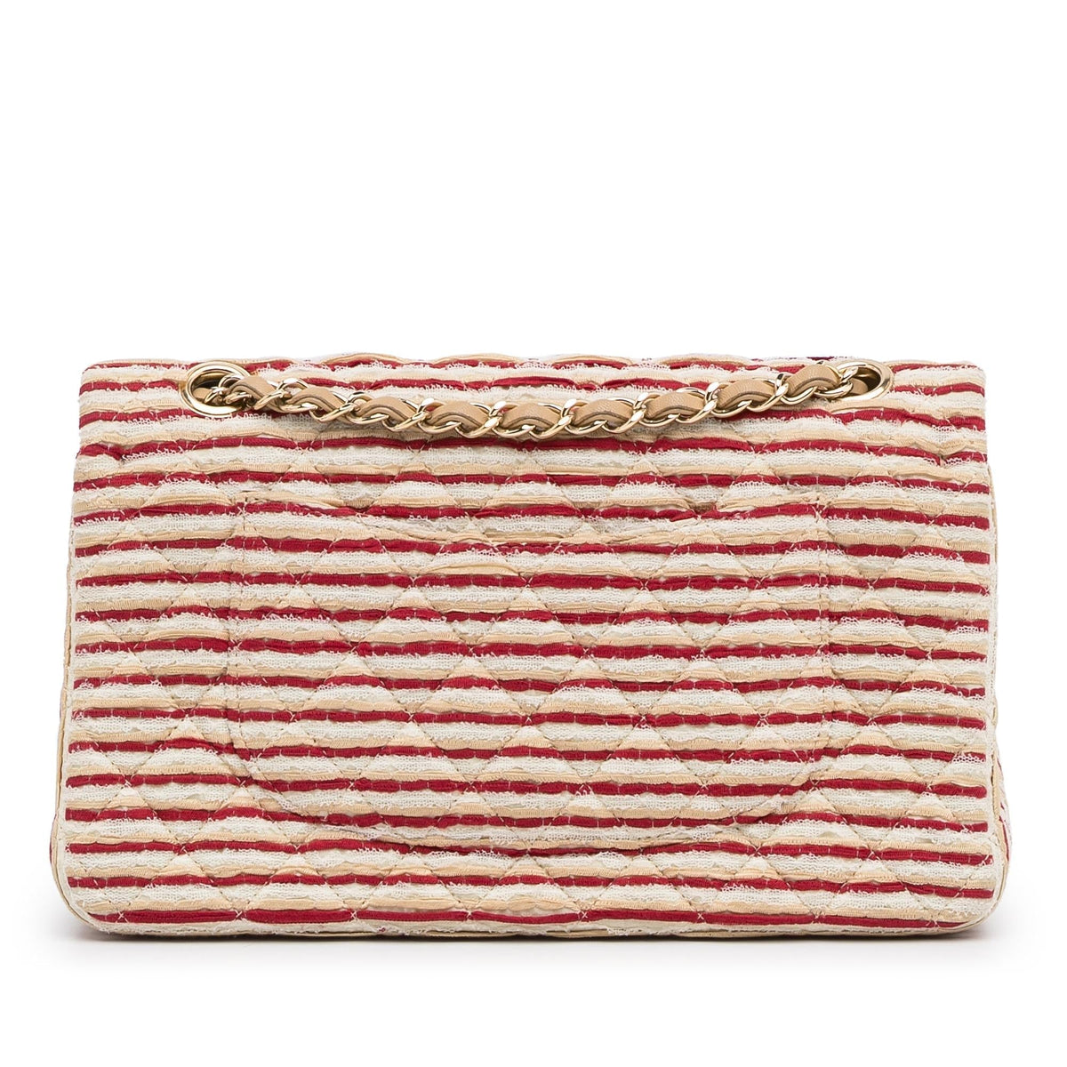 Chanel Medium Classic Jersey Coco Sailor Double Flap (SHG-aedLPv)