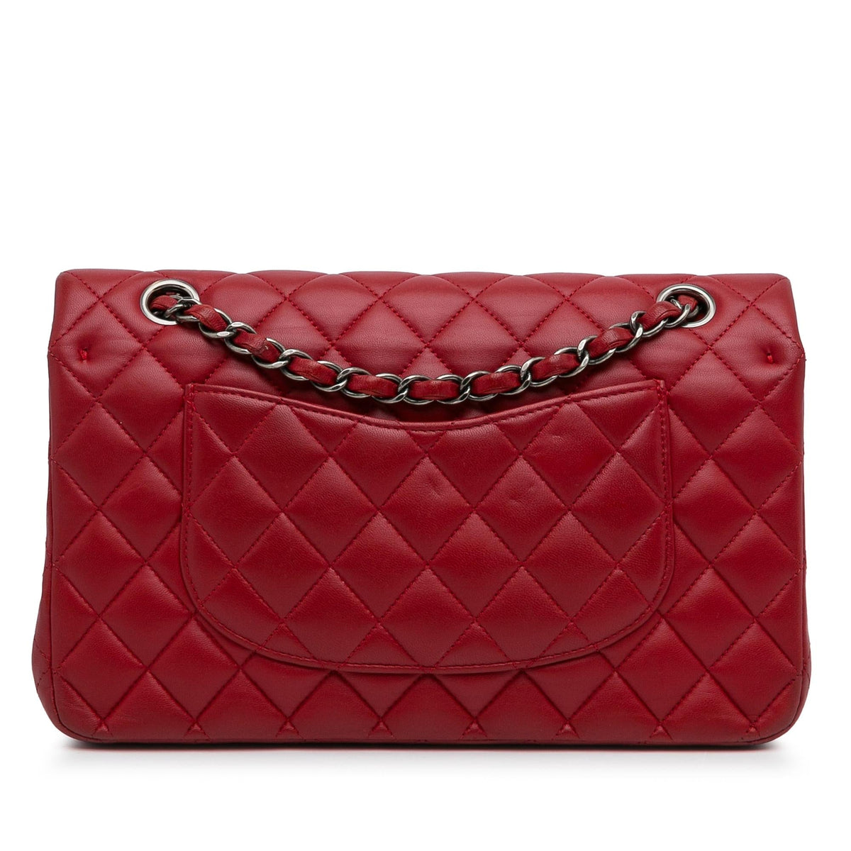 Chanel Medium Classic Lambskin Double Flap (SHG-N0mQR6)