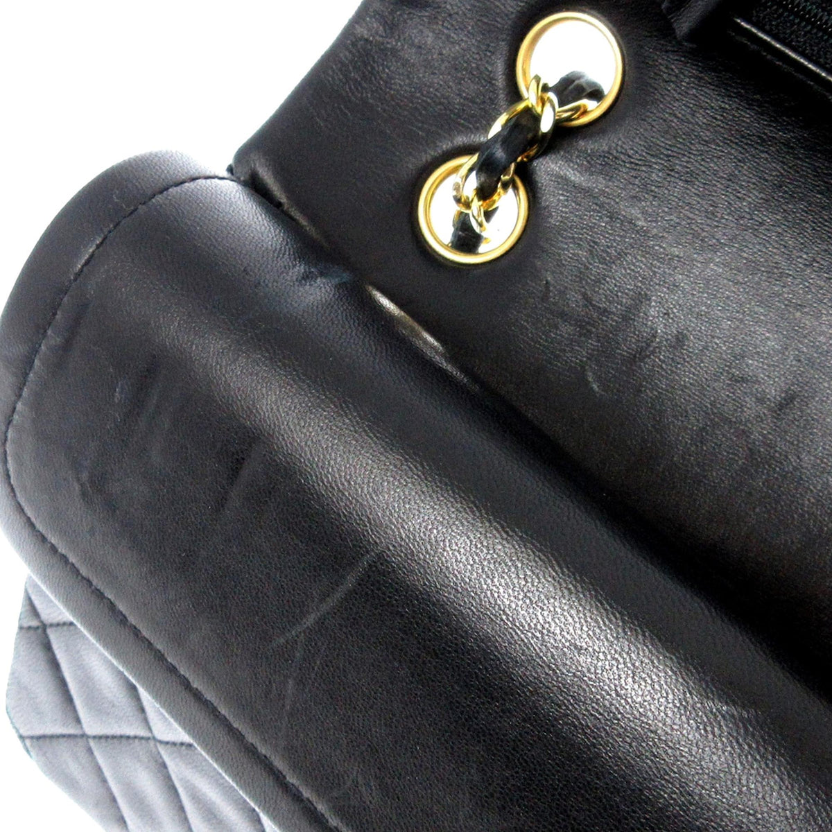 Chanel Medium Classic Lambskin Double Flap (SHG-gzRfsV)