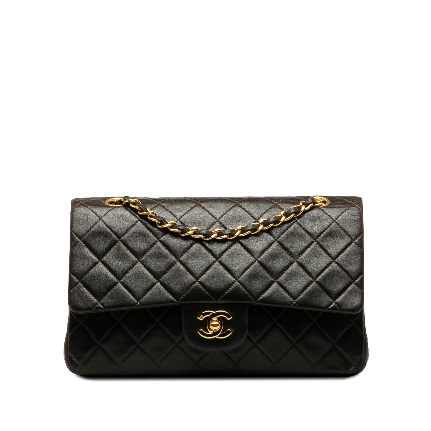 Chanel Medium Classic Lambskin Double Flap (SHG-kZvYcH)